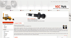 Desktop Screenshot of ngcparts.com
